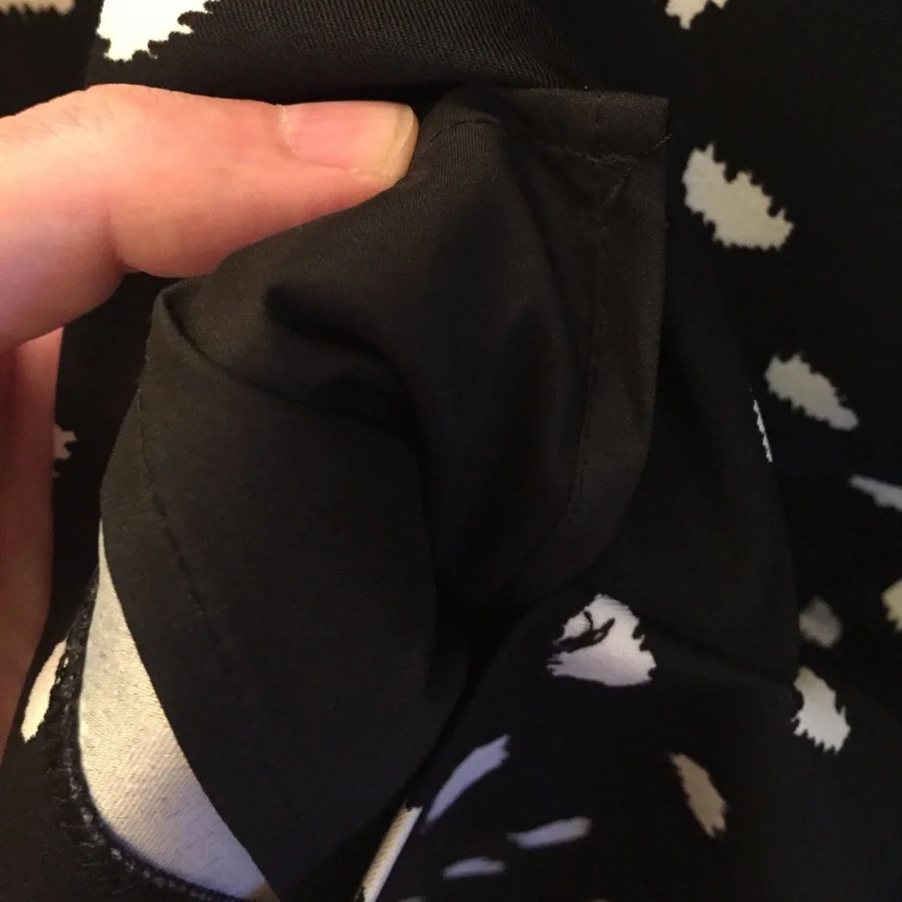 Like-new Black and White Jacob Polka Dot Pencil Skirt size 6 - Picture 5 of 5